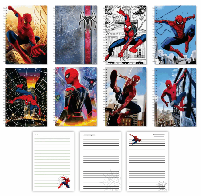 Caderno Homem Aranha