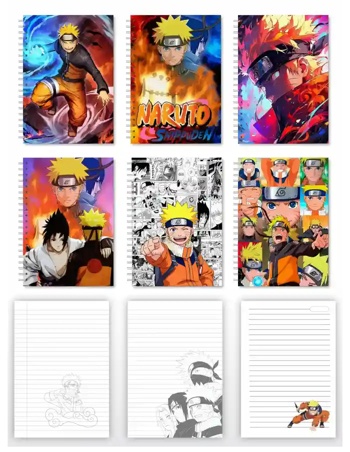 Caderno Naruto