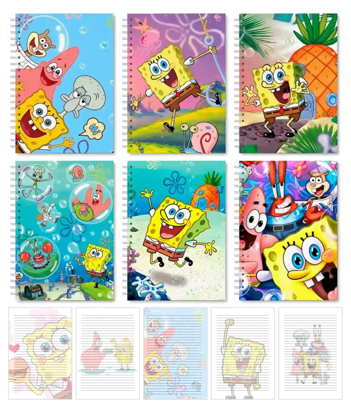 Caderno Bob Esponja