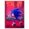 Caderno Sonic - Capa para Brochura - Arquivo digital