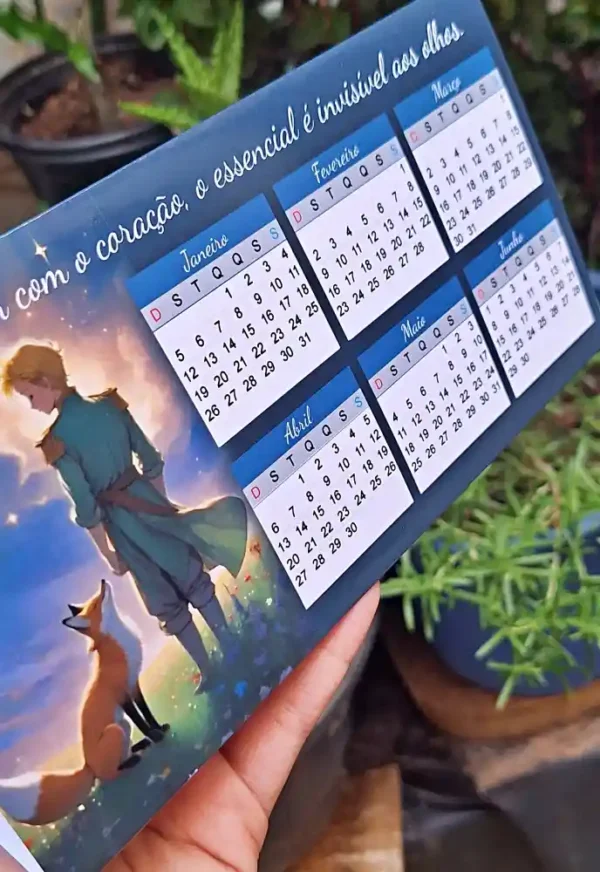 Calendário Pequeno Príncipe - Calendário de Mesa - Arquivo Digital - Image 2