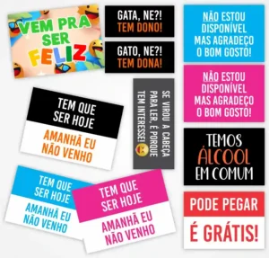Plaquinha de carnaval para imprimir