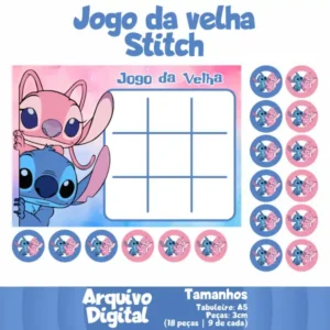 jogo da velha Stitch