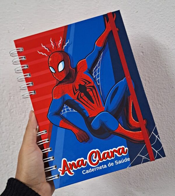 Caderneta de Vacina Homem Aranha