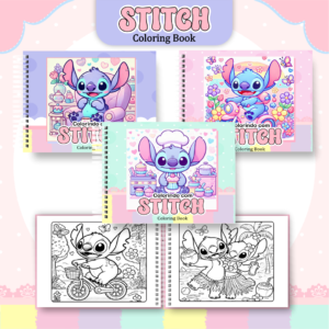 Livro de colorir Stitch