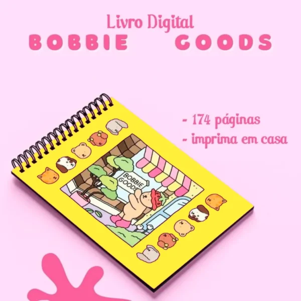 Bobbie Goods Capa Amarela - Arquivo Digital para imprimir - 174 Paginas