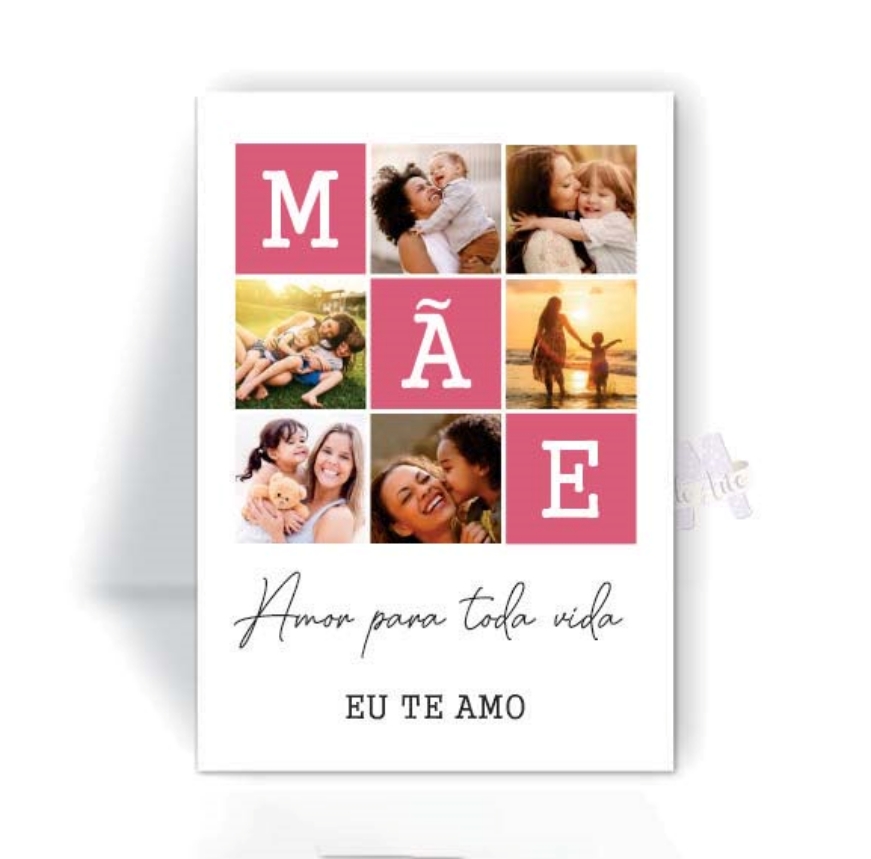 Quadro Decorativo Mãe - Dia das Mães