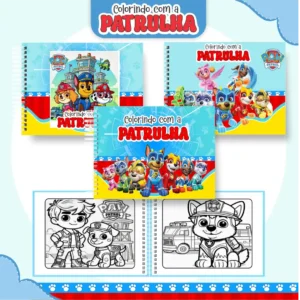 Livro de Colorir Patrulha Canina