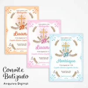 Convite Batizado