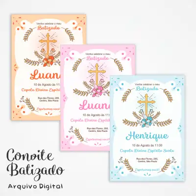 Convite Batizado