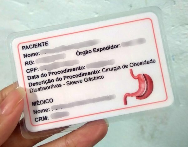 Carteirinha de Gastroplastizados – Arquivo Digital para Imprimir - Image 2