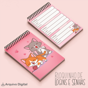 2 Bloquinho de Senha e Login - Arquivo Digital