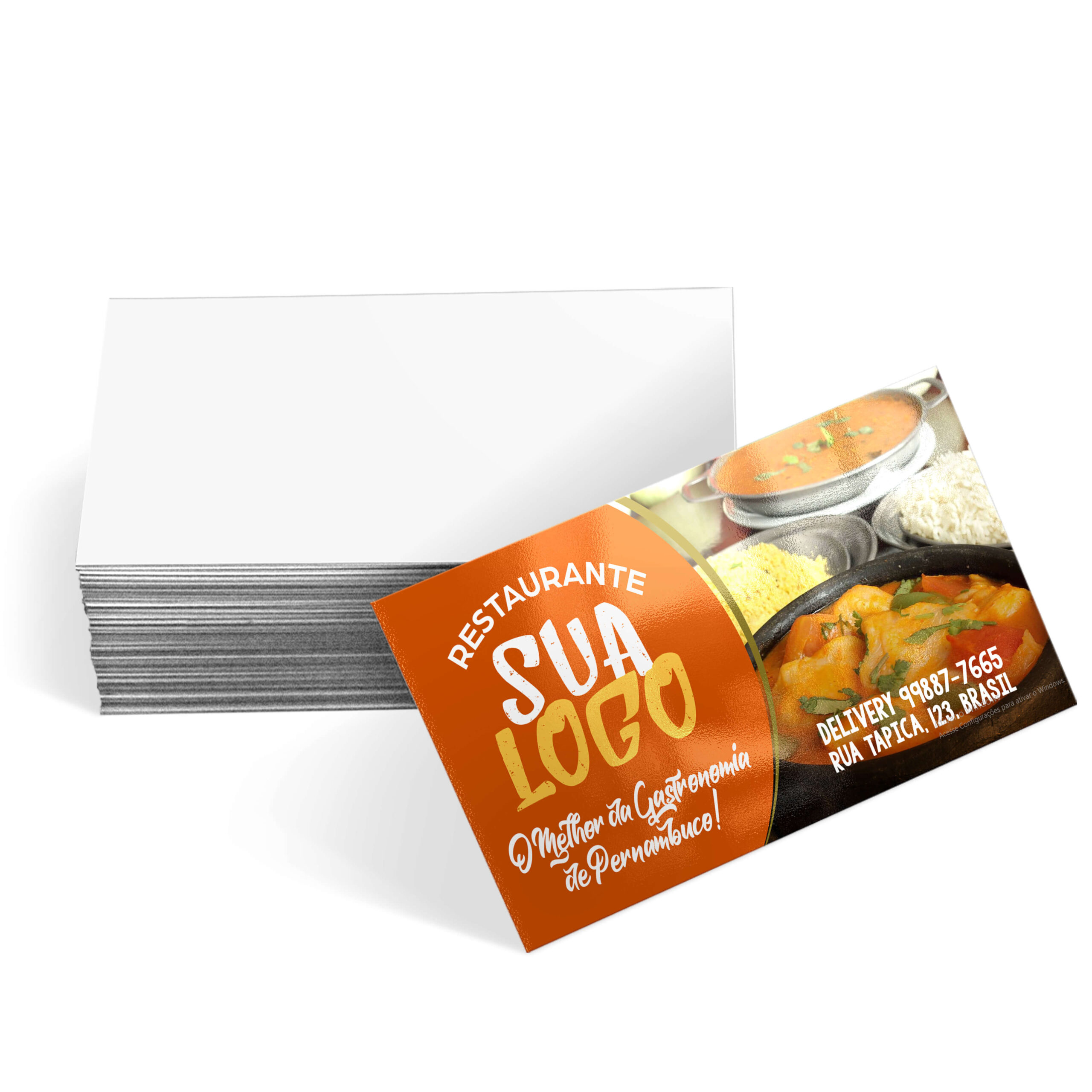Cartão de visita personalizado