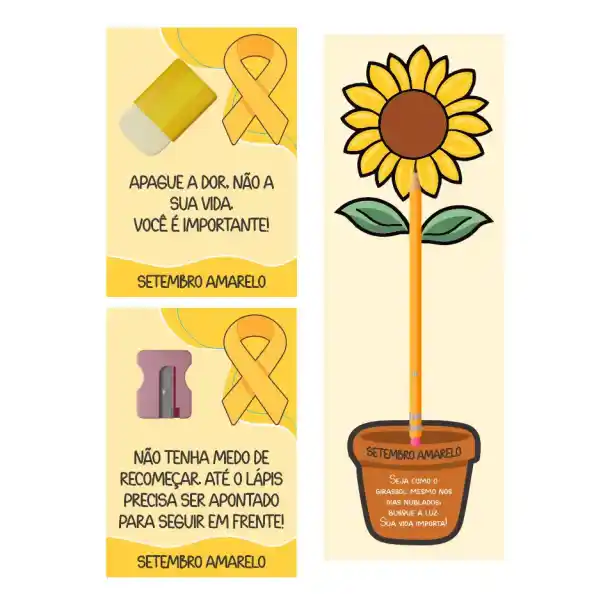 Setembro Amarelo para imprimir