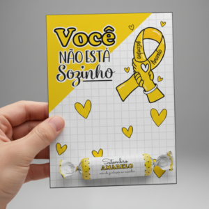 Lembrancinha Setembro amarelo