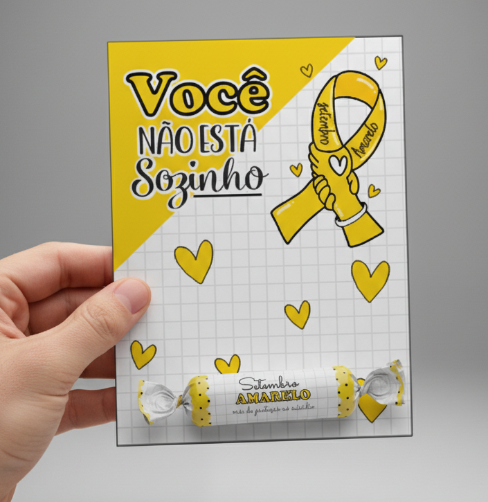 Lembrancinha Setembro amarelo