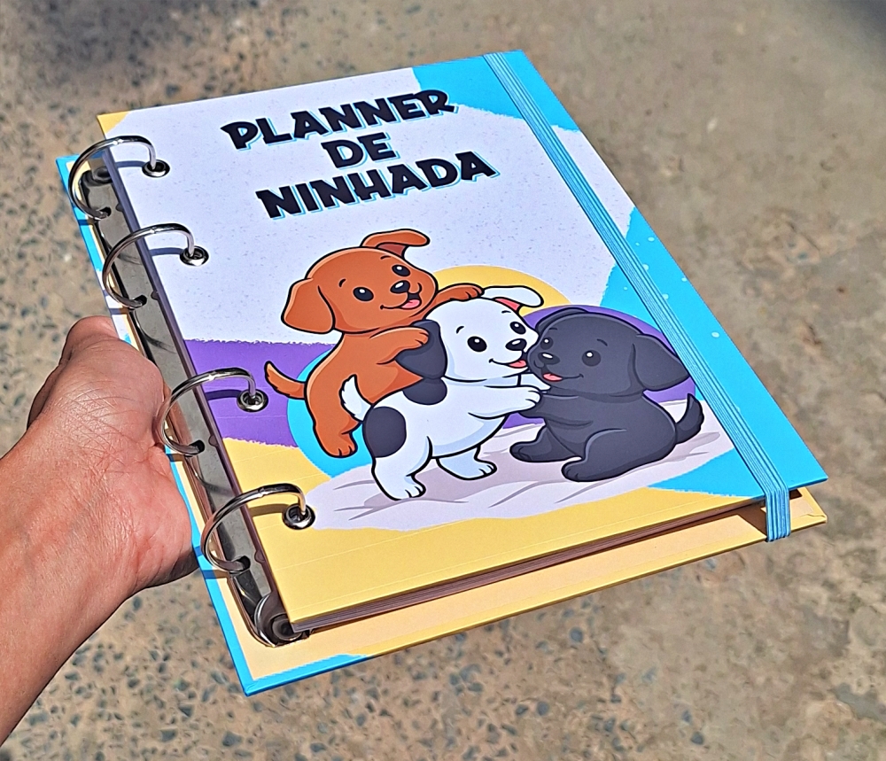 Fichário Planner Ninhada Pet A5 Para Criadores Personalizado com Sua Logomarca - Image 6