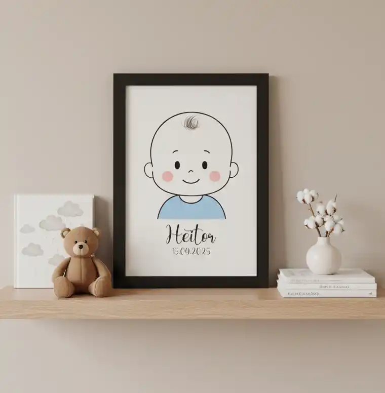 Primeira Mecha de Cabelo Bebê