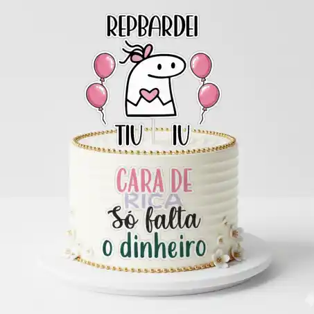 Topo de Bolo Flork
