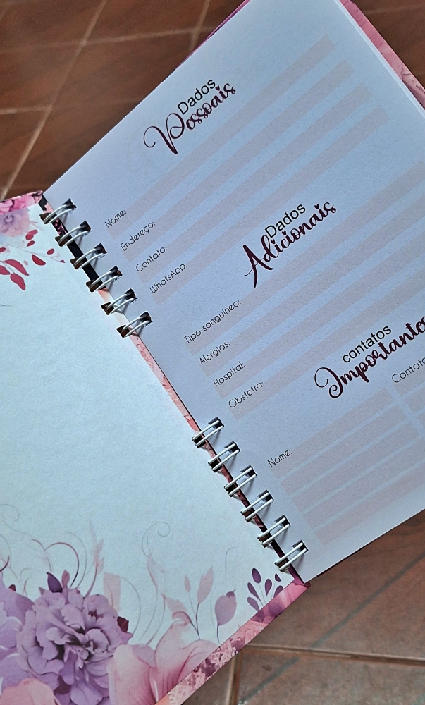 Caderneta Da Gestante Personalizada - Capa Dura - Image 2