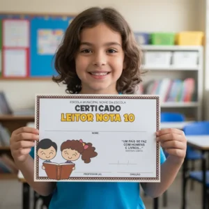 Certificado Leitor Nota 10 - Para Imprimir