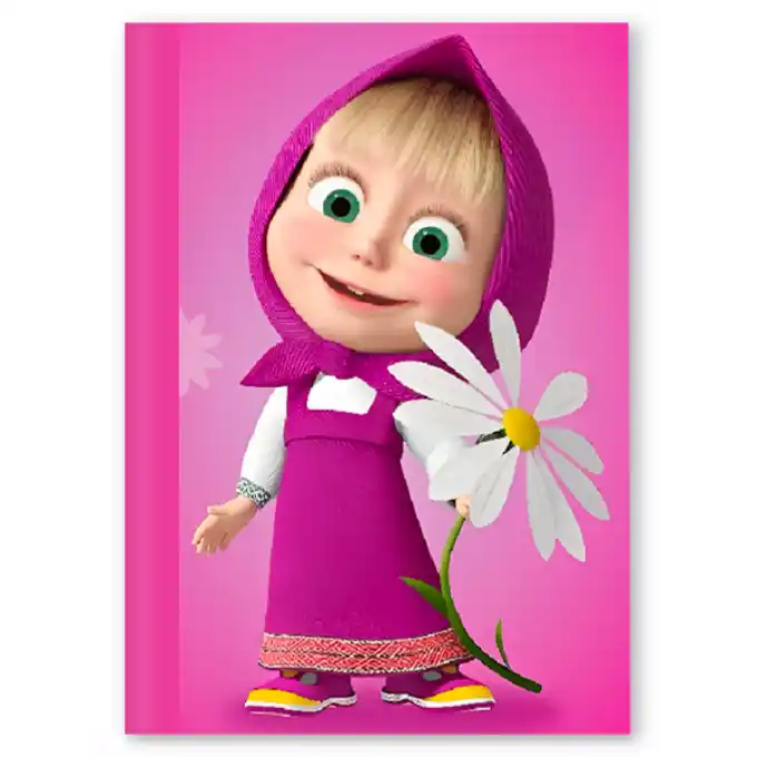 Capa para Caderno Marsha e o Urso - Capa para Brochura - Arquivo digital - Image 3