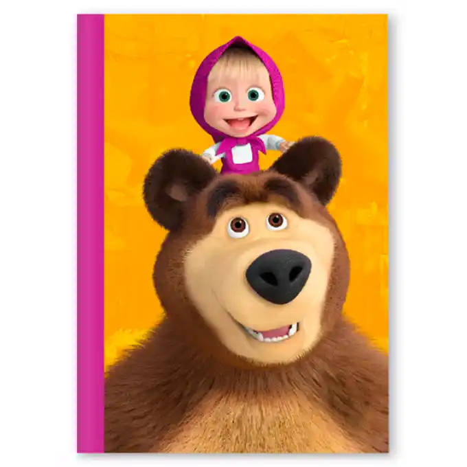 Capa para Caderno Marsha e o Urso - Capa para Brochura - Arquivo digital - Image 5