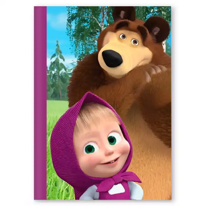 Capa para Caderno Marsha e o Urso - Capa para Brochura - Arquivo digital - Image 6