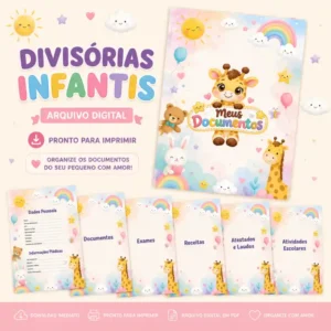 Divisórias Infantis para Documentos